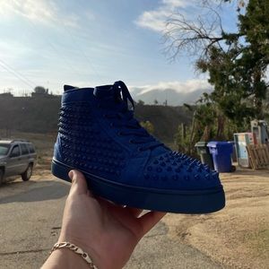 All Blue Christian Louboutin